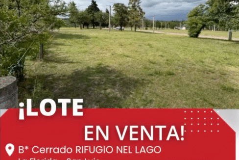 Barrio Cerrado RIFUGIO NEL LAGO - La Florida- Pcia de San Luis